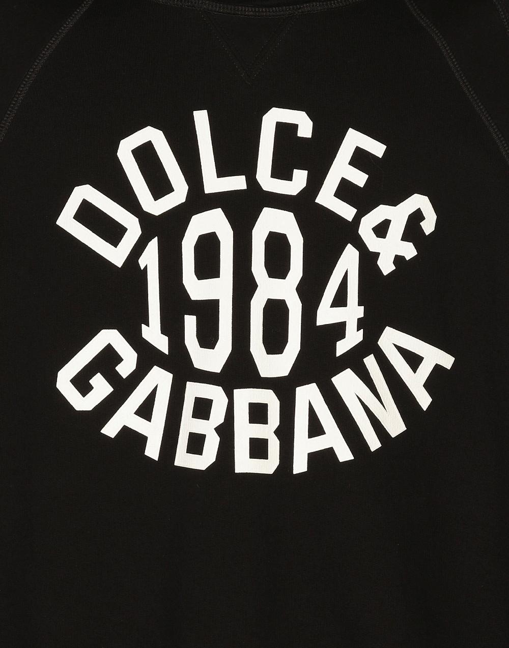 Oluxury Dolce & Gabbana Hoodie Print Fornitura limitata