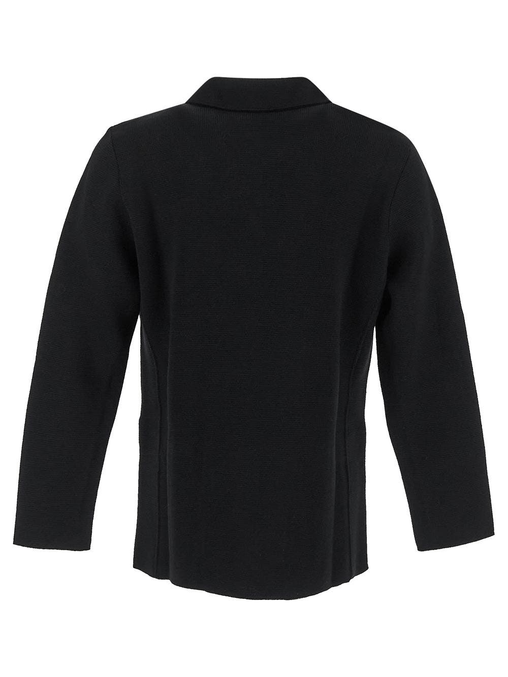 Oluxury Lardini Double-Breasted Knit Jacket Shopping online