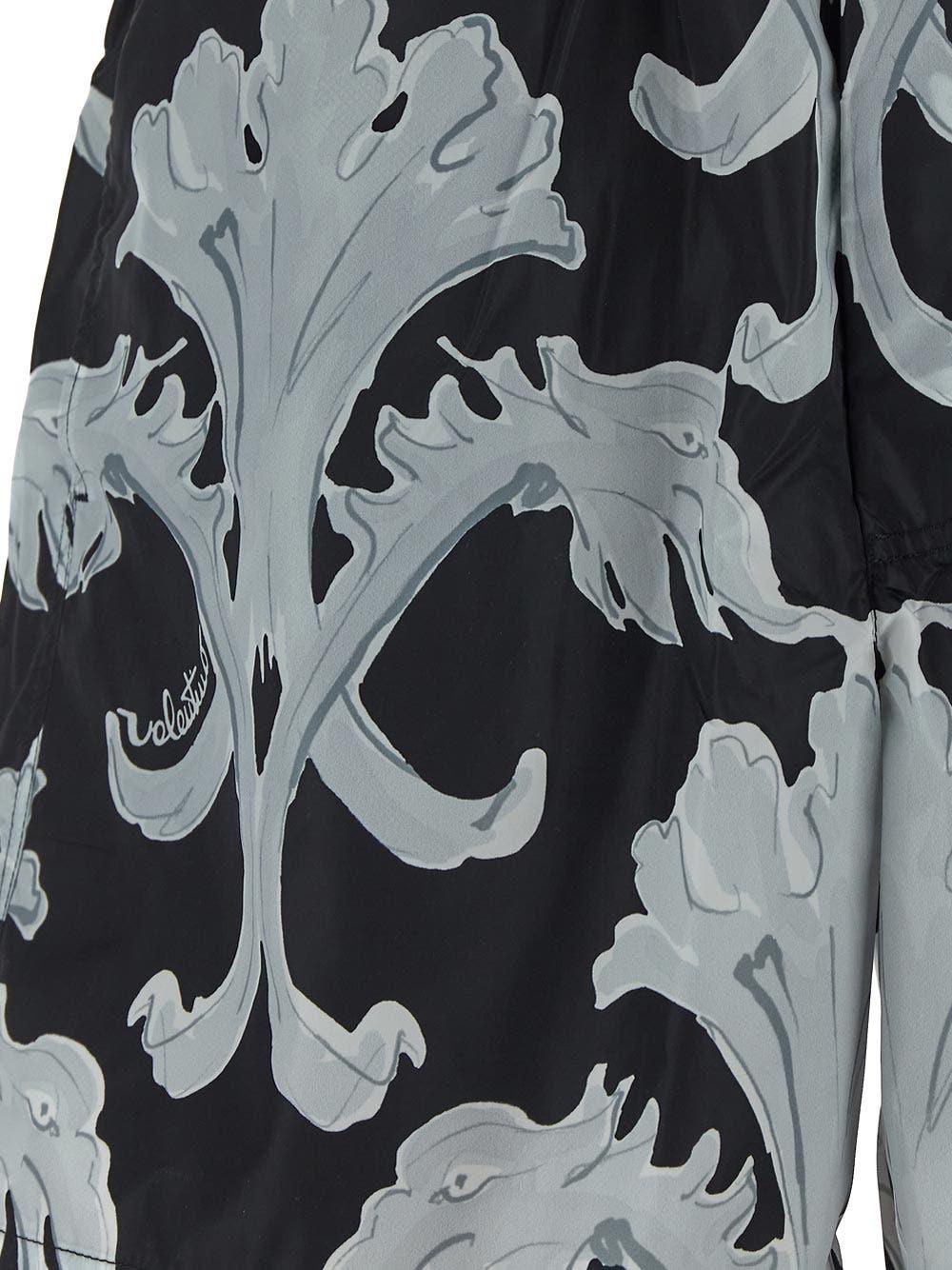 Oluxury Valentino Printed Swim Short Black Friday