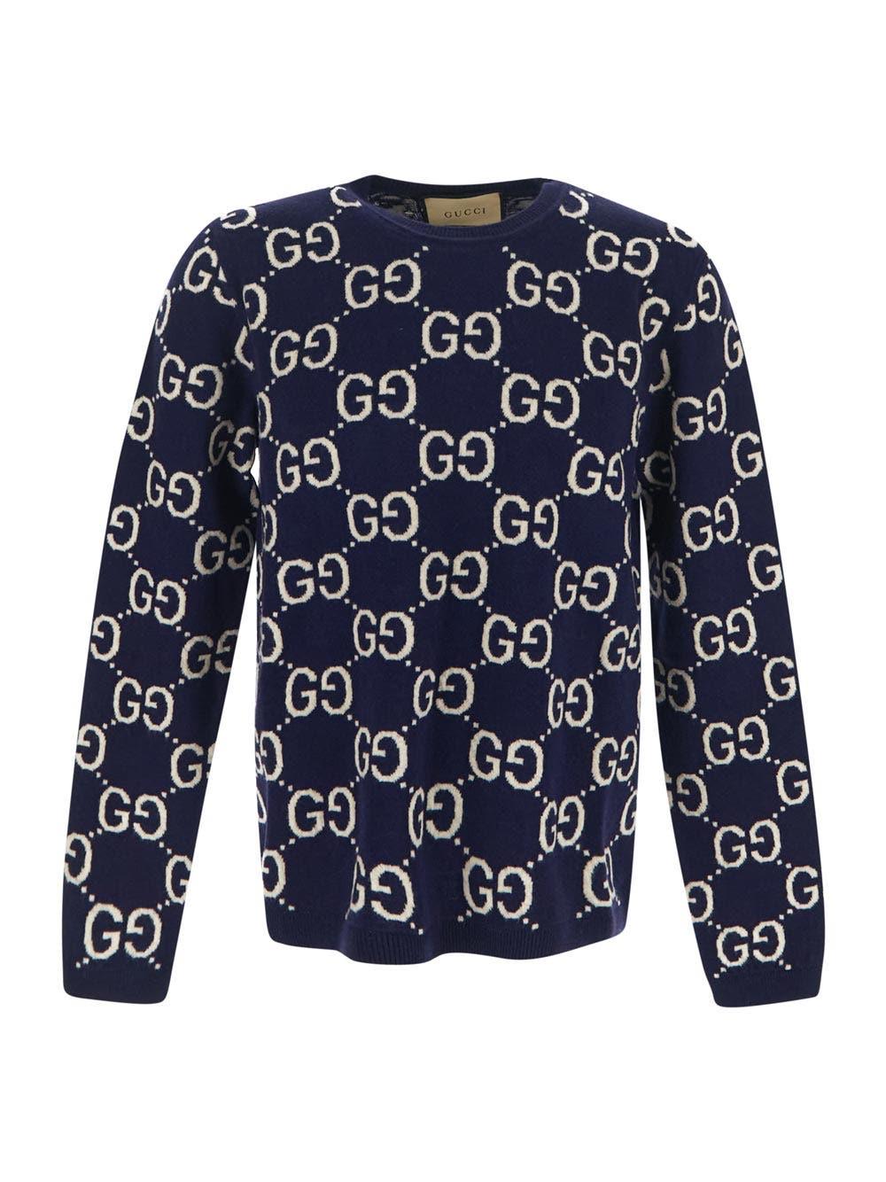 Oluxury Gucci All-Over Logo Sweater Latest fashion