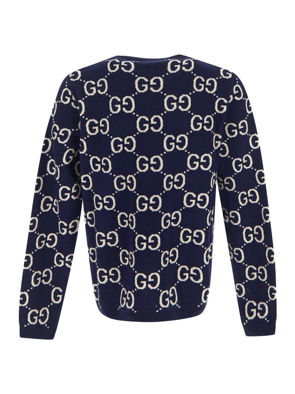 Oluxury Gucci All-Over Logo Sweater Latest fashion