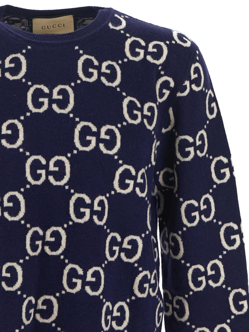 Oluxury Gucci All-Over Logo Sweater Latest fashion