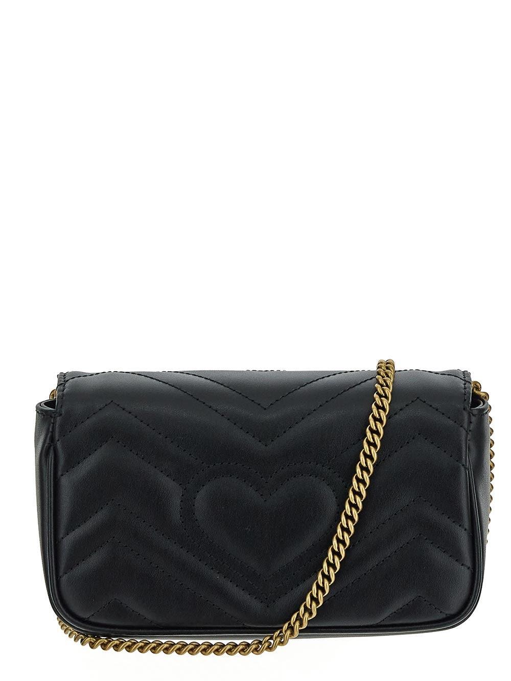 Oluxury Gucci GG Marmont Matelassè Leather Super Mini Bag Liquidazione