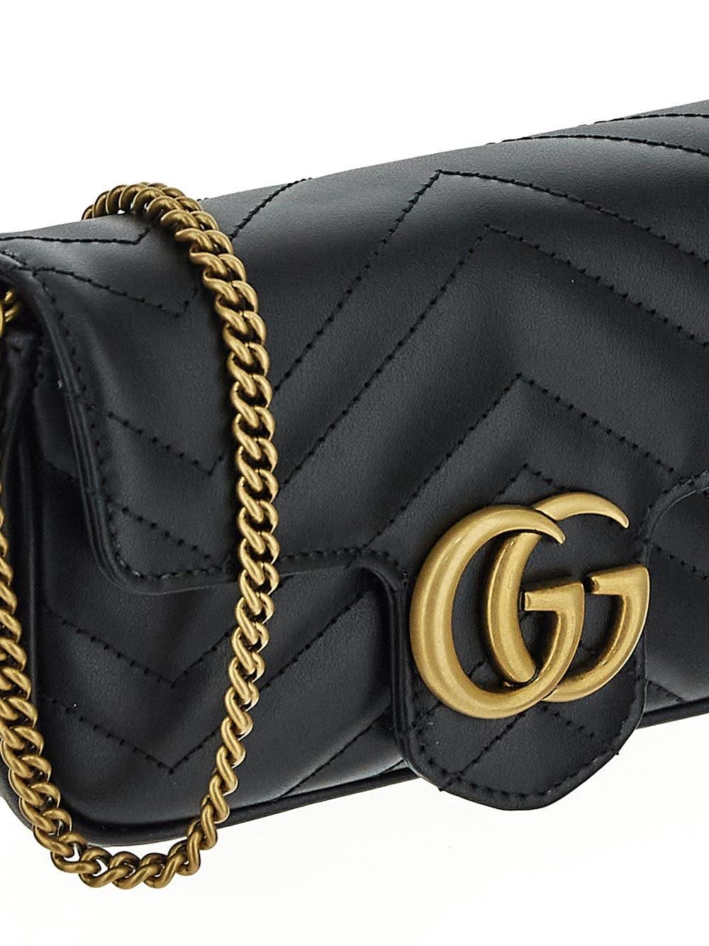 Oluxury Gucci GG Marmont Matelassè Leather Super Mini Bag Liquidazione