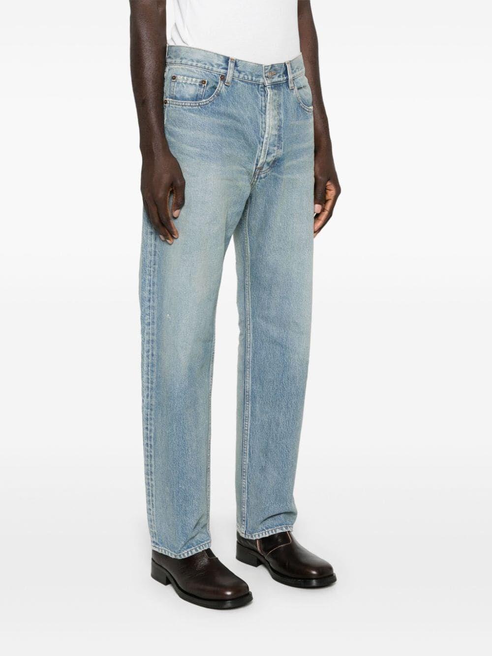 Saint laurent Loose Straight Jeans Fino al 50% di sconto