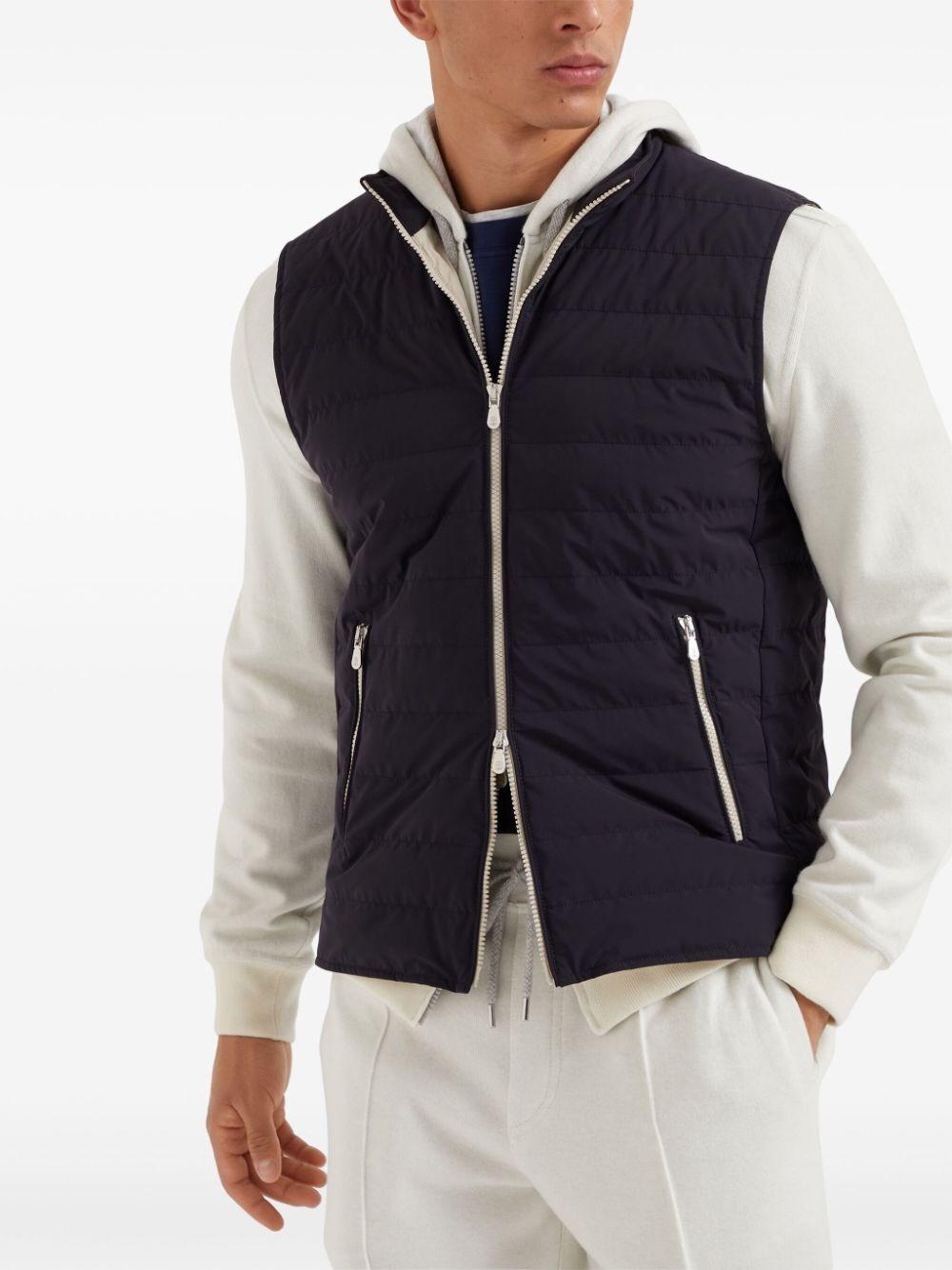 Brunello cucinelli Water Resistant Padded Vest Sconto