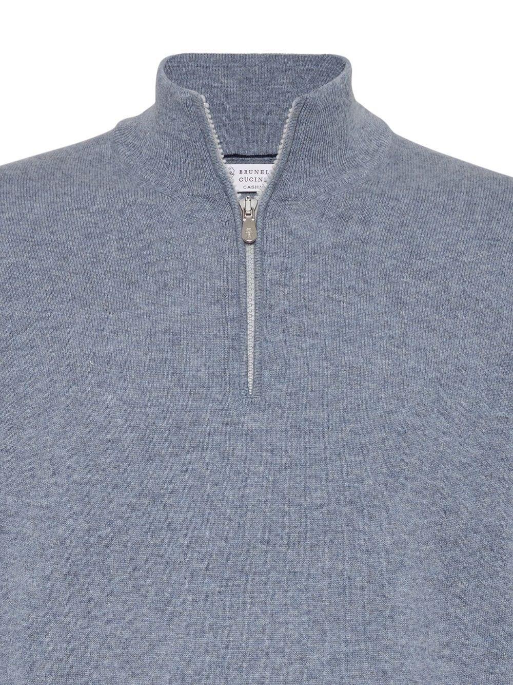 Brunello cucinelli Turtle-Neck Sweater With Zipper Online