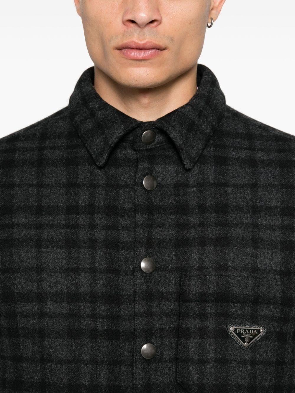 Prada Checked Shirt Vendita