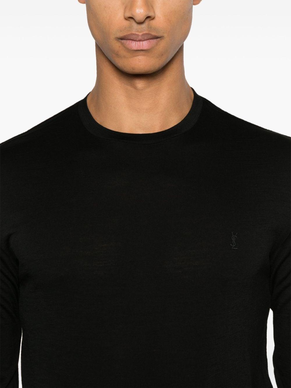 Saint laurent Crew-Neck T-Shirt 2025