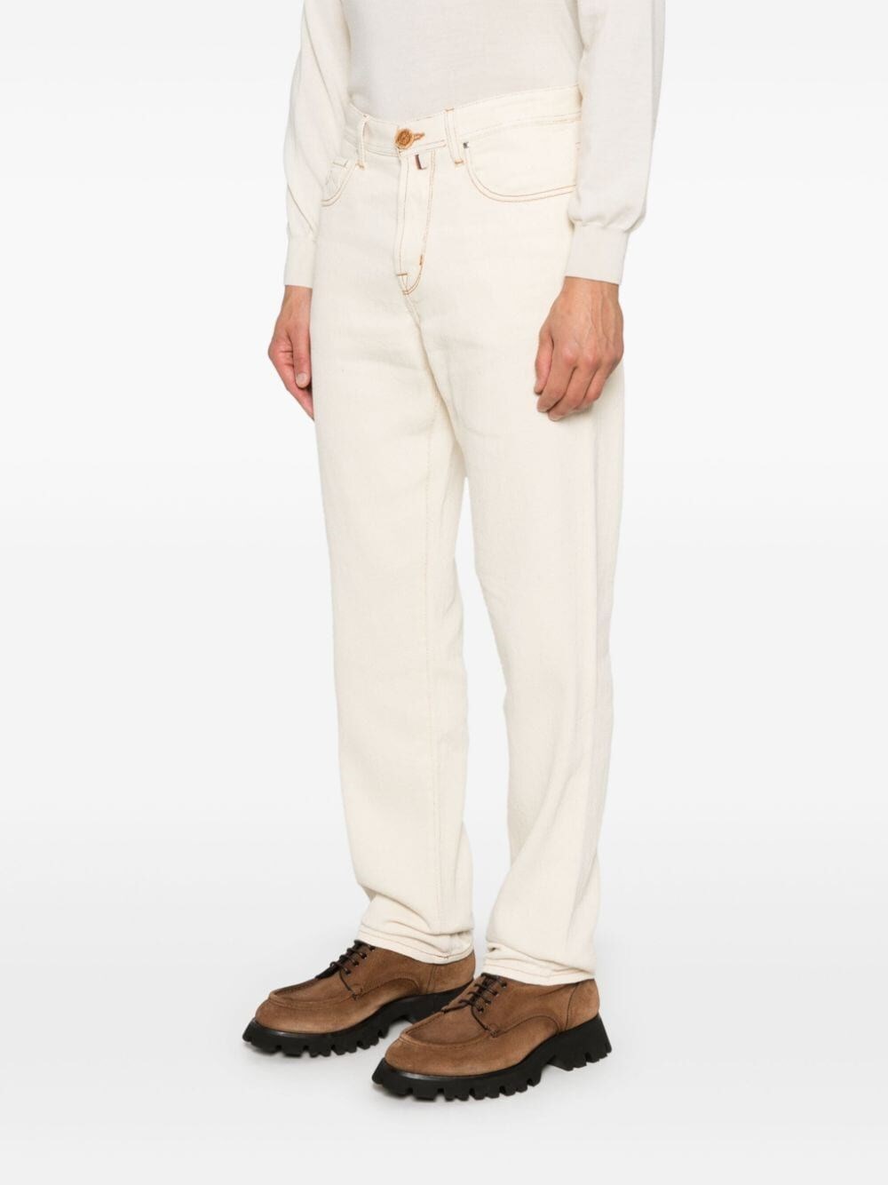 Jacob cohen `Harrison` 5-Pocket Straight Jeans Nuovo