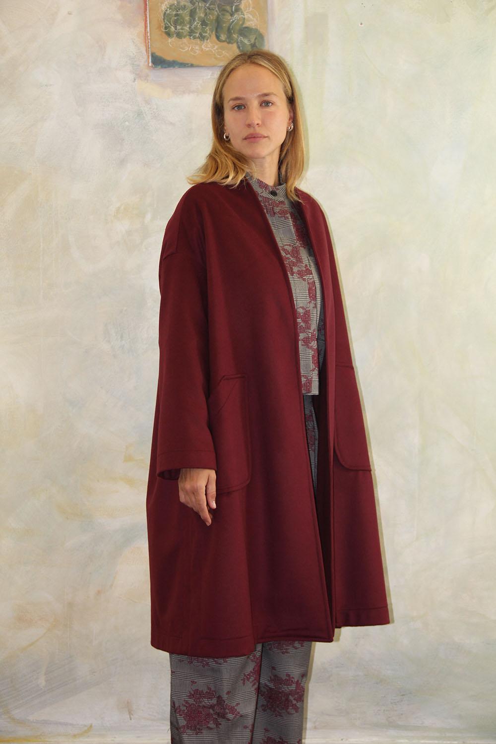 ROSÈ A POIS Baustelle Cappotto Cashmere Convenienza