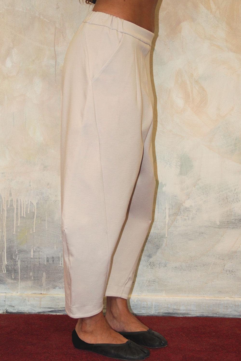 ROSÈ A POIS Blur Pantalone Panna Spedizione Gratuita