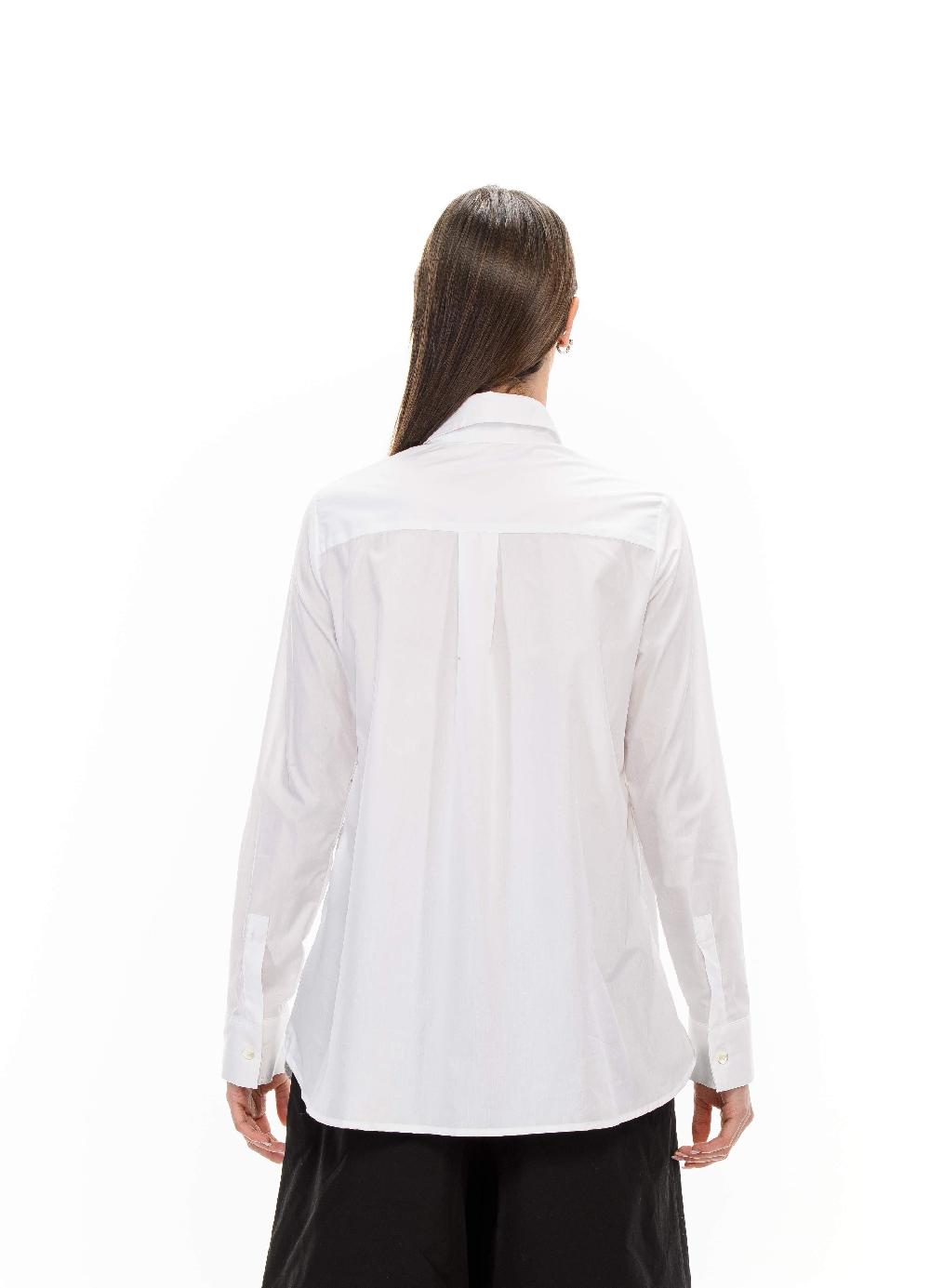 ROSÈ A POIS ENDORA Camicia bianca maxi-cuore Acquista Ora