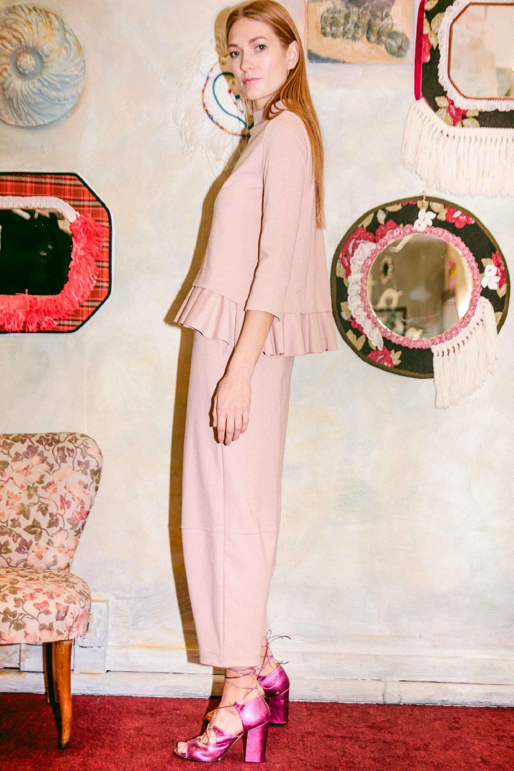 ROSÈ A POIS SIMPSON Pantalone bombato Outlet