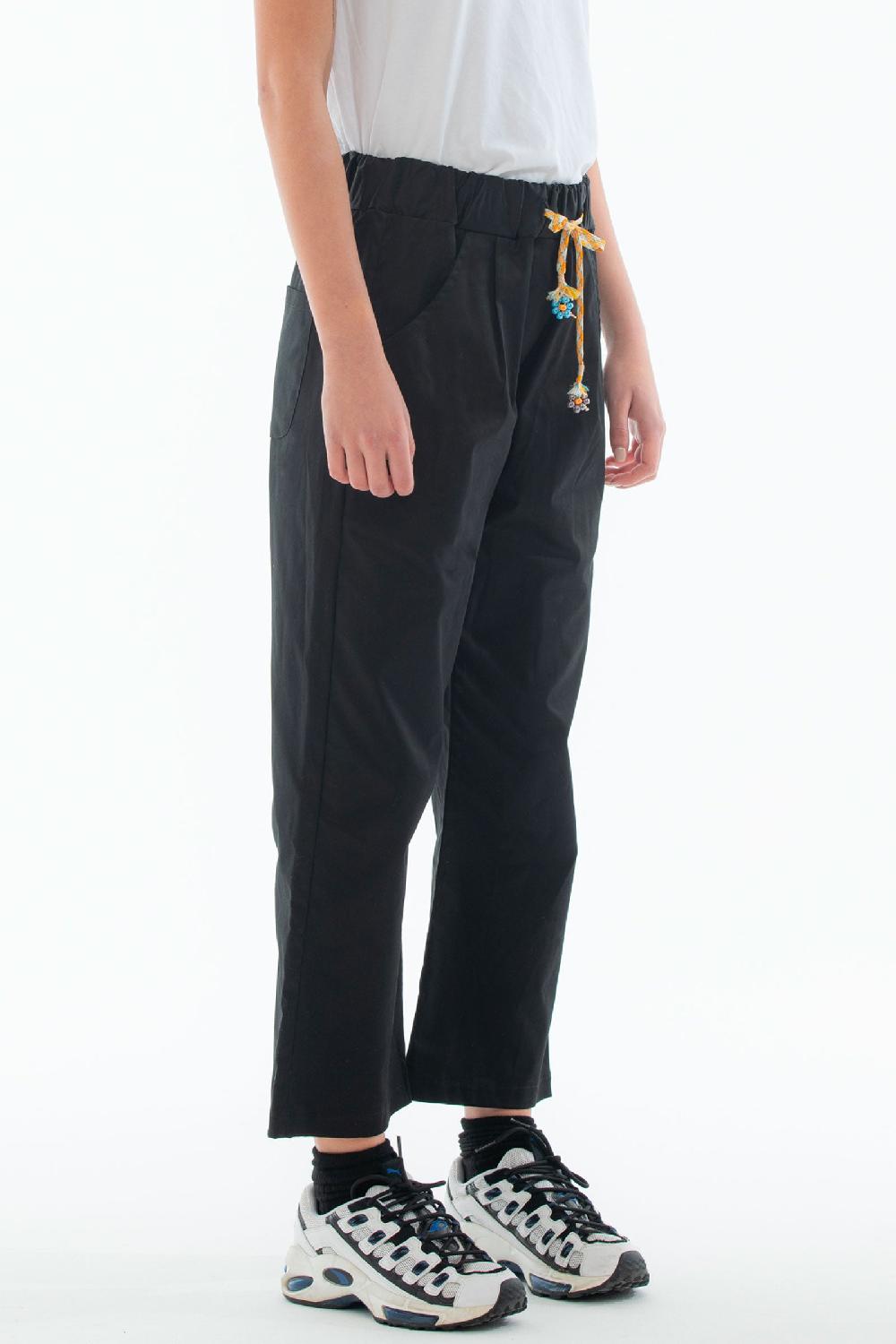 ROSÈ A POIS Mago di Oz Pantalone Nero Vendita Calda