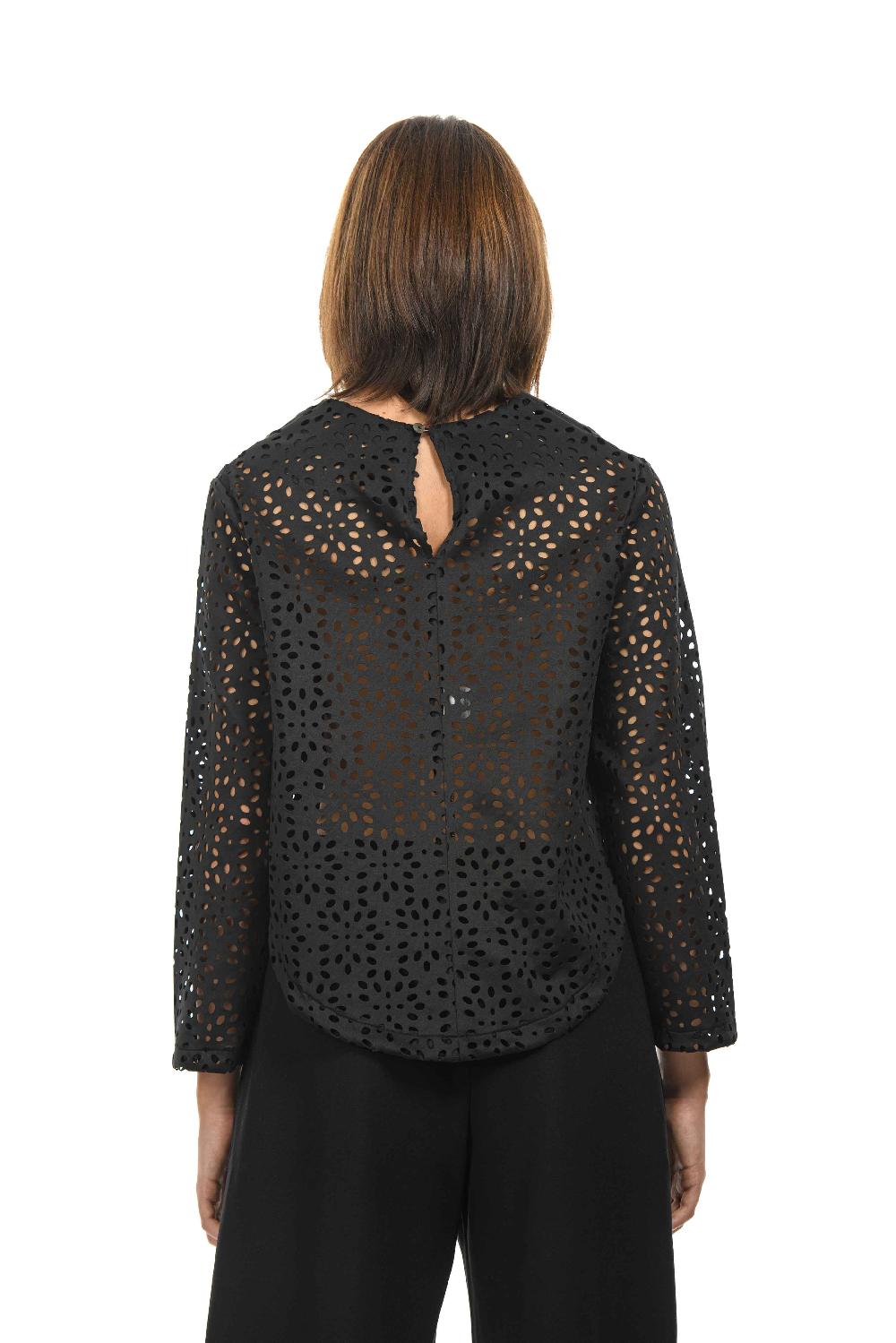 ROSÈ A POIS PLAGG Blusa traforata Negozio