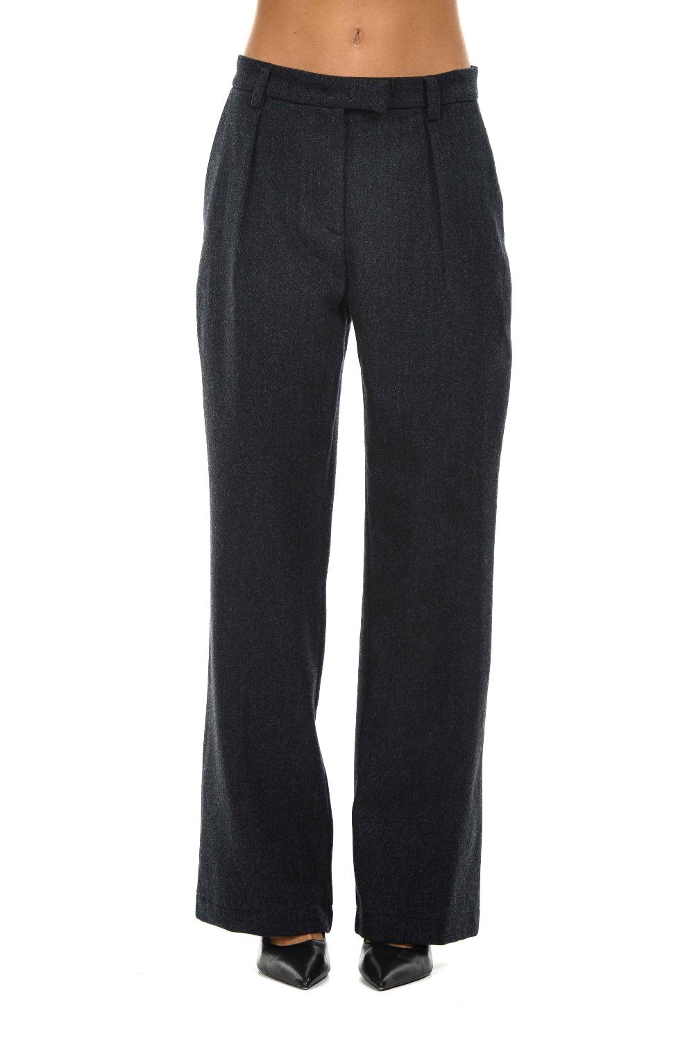 ROSÈ A POIS BING Pantalone in pura lana Promozione Limitata