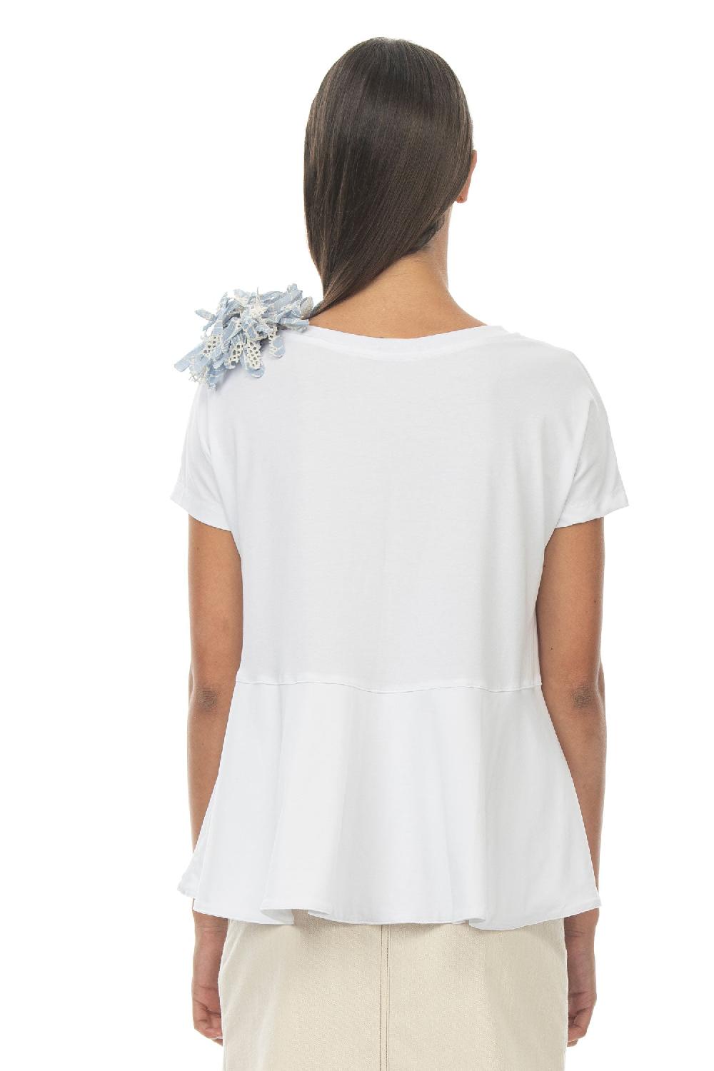 ROSÈ A POIS Geppetto T-shirt Vendita Economica