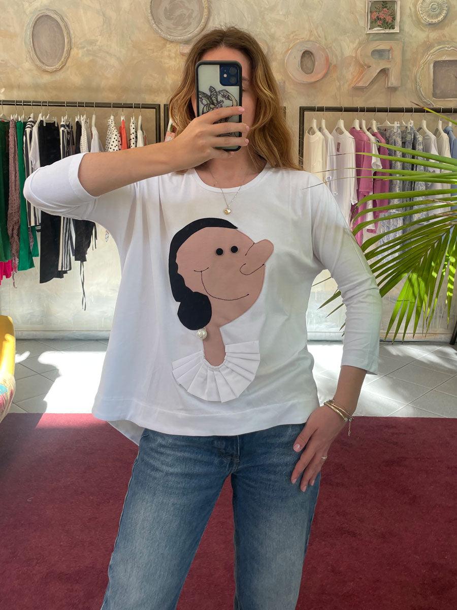 ROSÈ A POIS Olivia T-shirt Soddisfazione Garantita