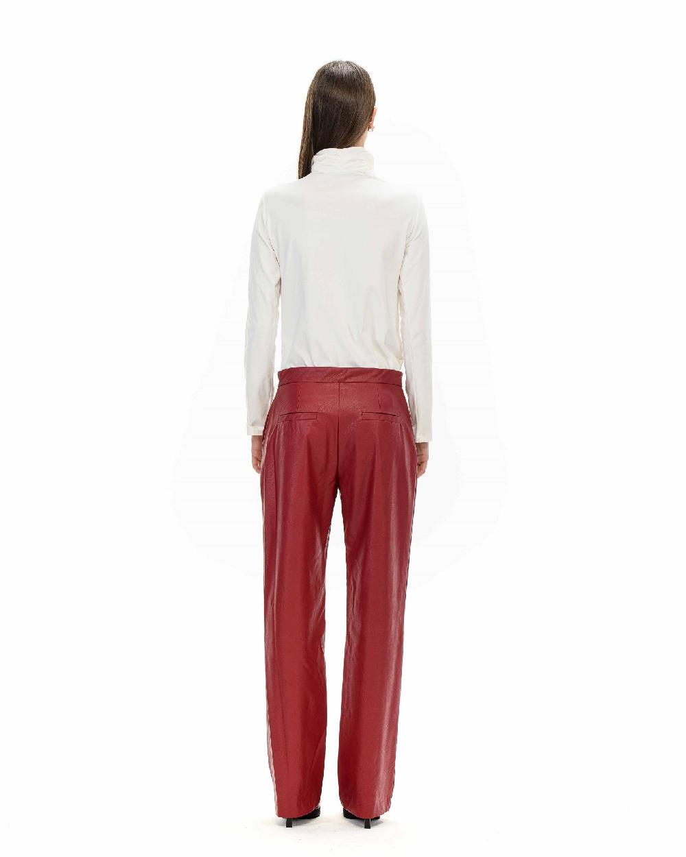 ROSÈ A POIS NERISSA Pantalone ecopelle Vendita