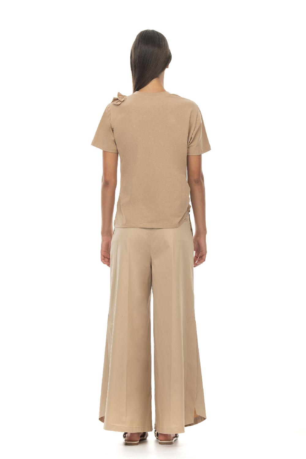 ROSÈ A POIS Jasmine T-shirt sabbia Spedizione Gratuita