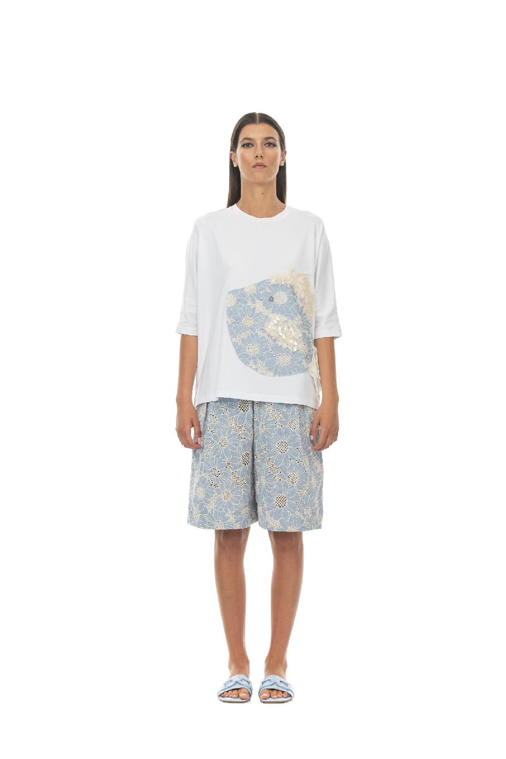 ROSÈ A POIS Sirenetta T-shirt Presa
