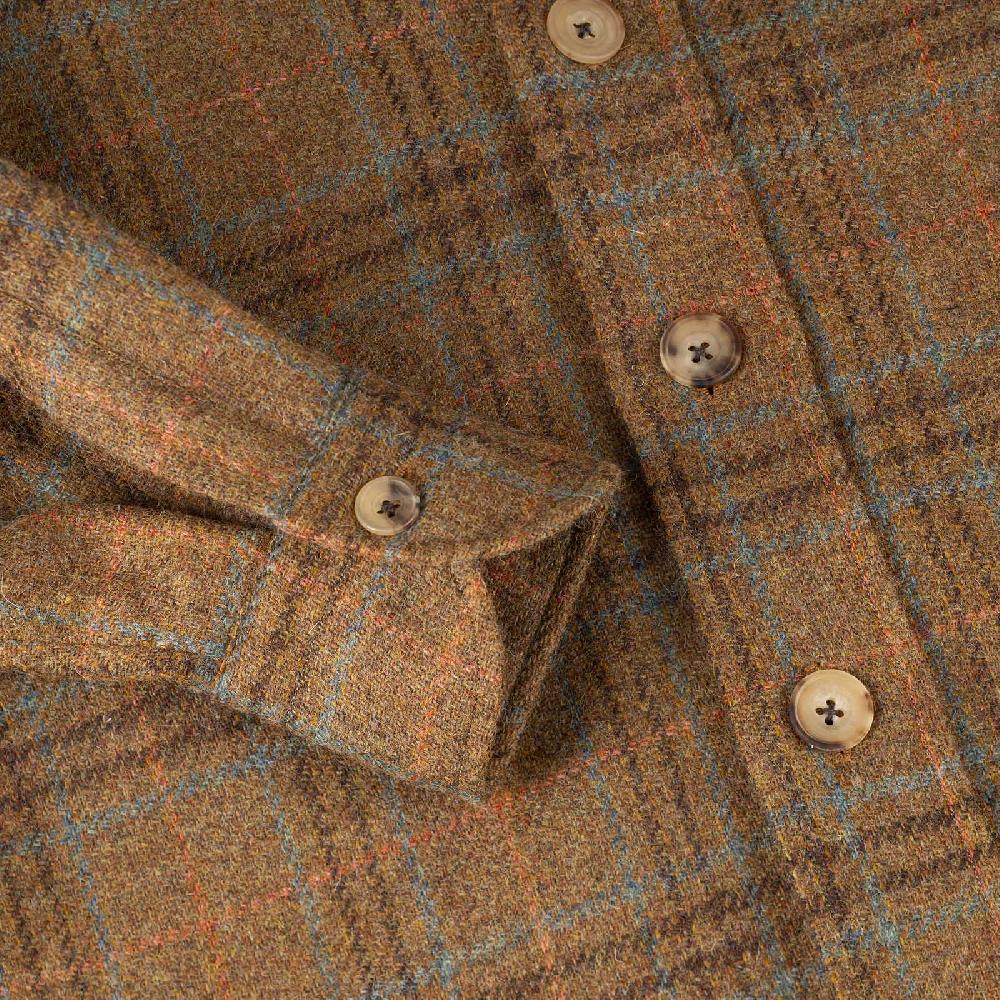 Rubinacci Vintage archive overshirt in lana tartan Sconto