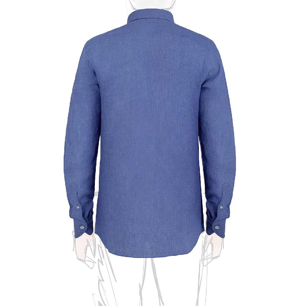 Rubinacci Vintage archive camicia in lino blu Offerta