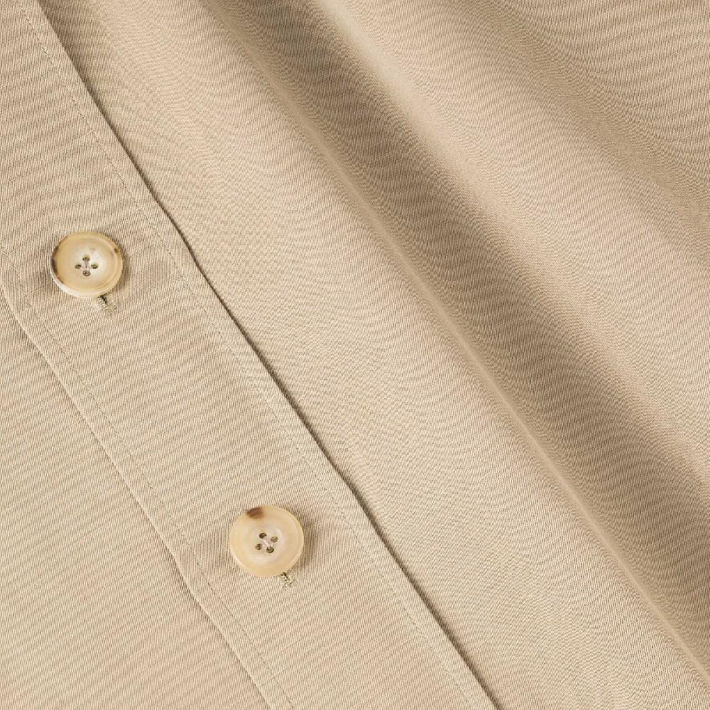 Rubinacci Serie Limitata overshirt in cotone e lino biscotto Economico