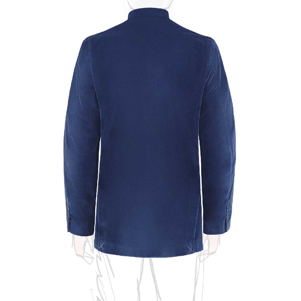 Rubinacci Vintage archive giacca Vienna in velluto blu In Saldo