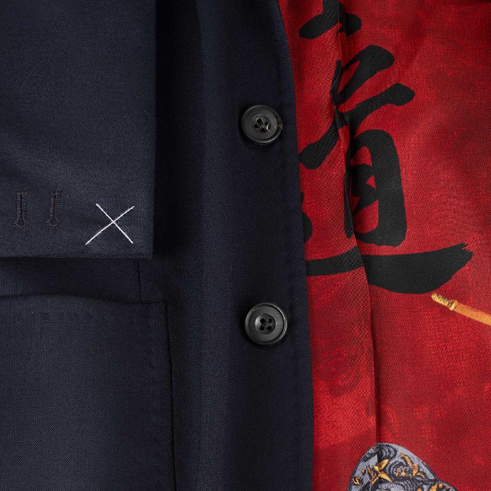 Rubinacci Serie Limitata Samurai giacca in cashmere blu Nuovo
