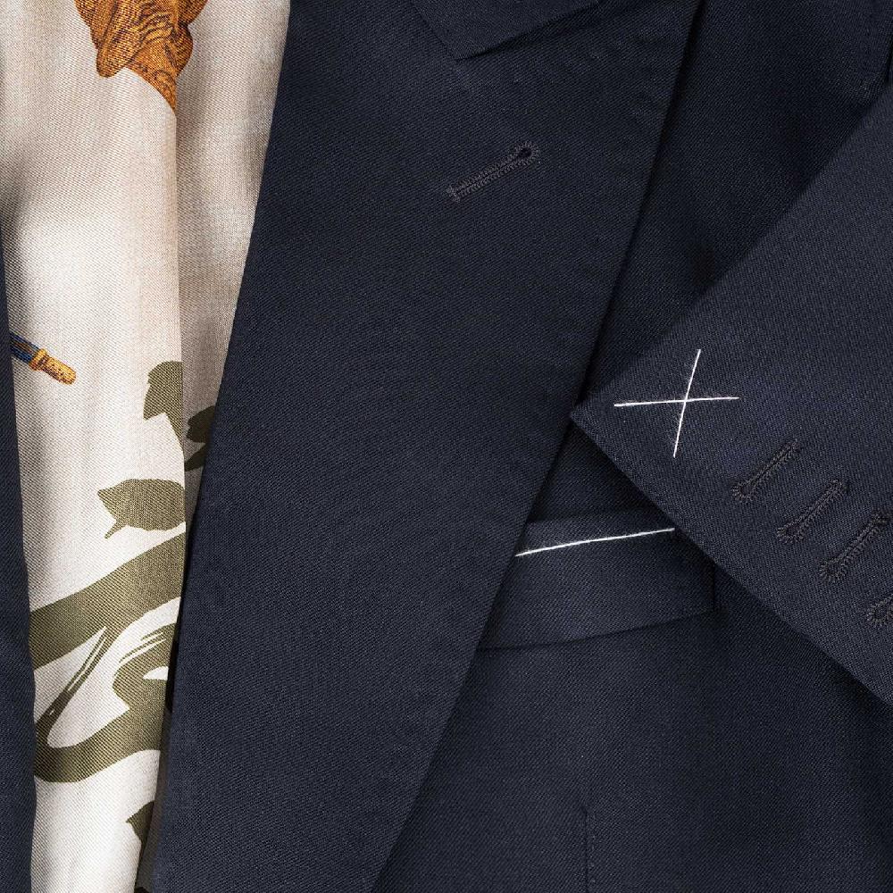 Rubinacci Serie Limitata Samurai giacca in cashmere blu Qualità