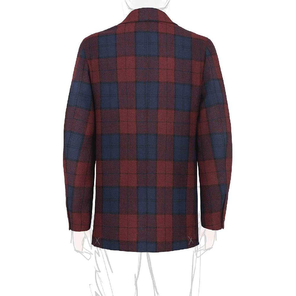 Rubinacci Vintage archive giacca tartan bordeaux Vendita