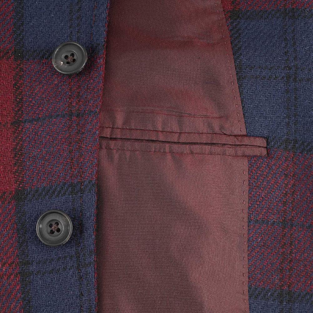 Rubinacci Vintage archive giacca tartan bordeaux Vendita