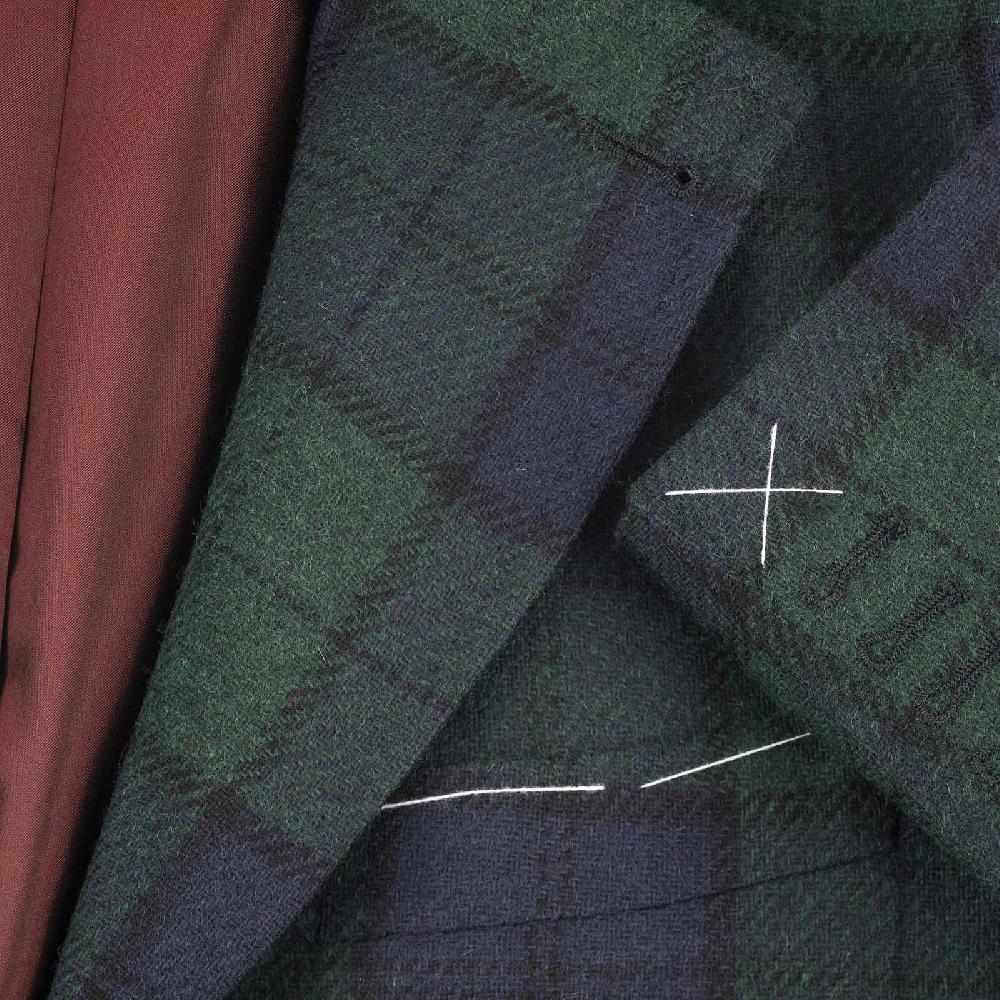 Rubinacci Vintage archive giacca tartan verde Promozione