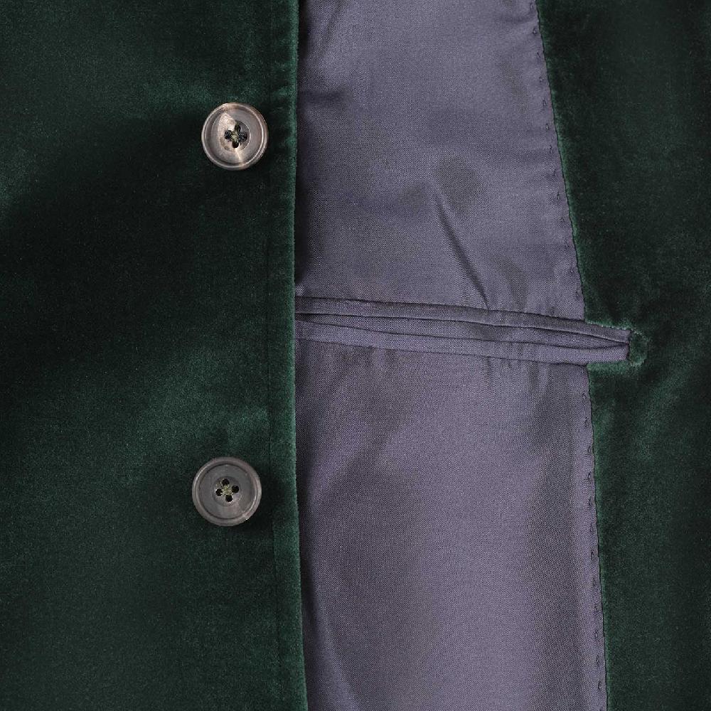 Rubinacci Vintage archive giacca Vienna in velluto verde Spedizione Gratuita