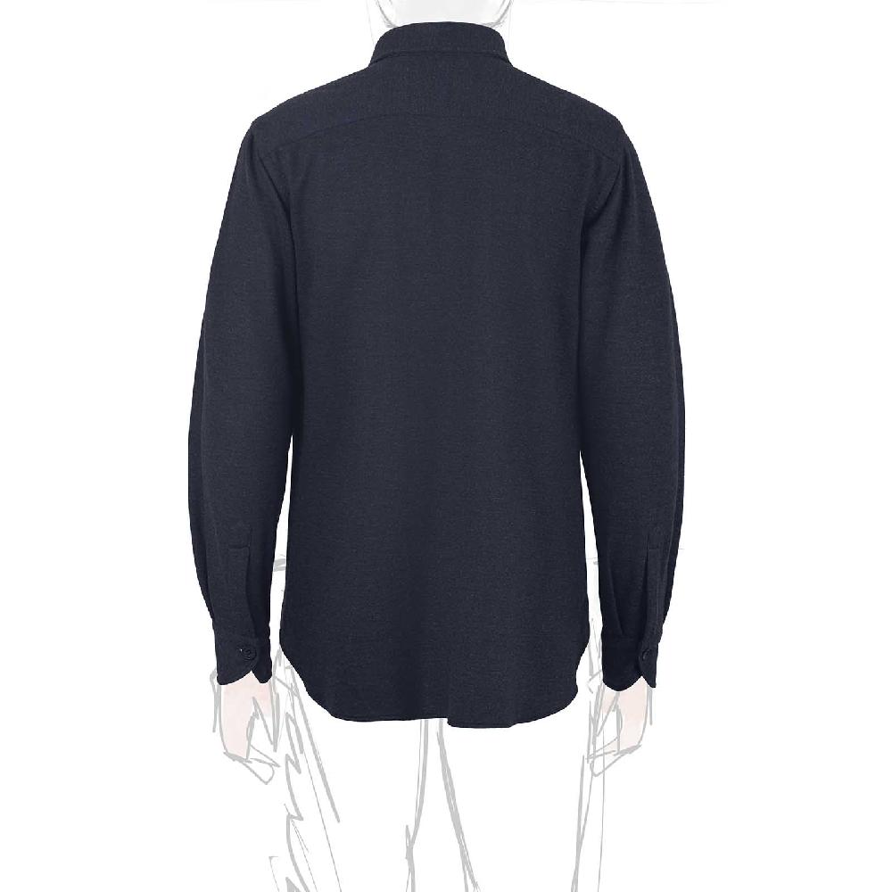 Rubinacci Overshirt in cashmere blu I Più Venduti