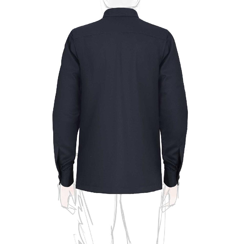 Rubinacci Sahariana in cashmere blu In Saldo
