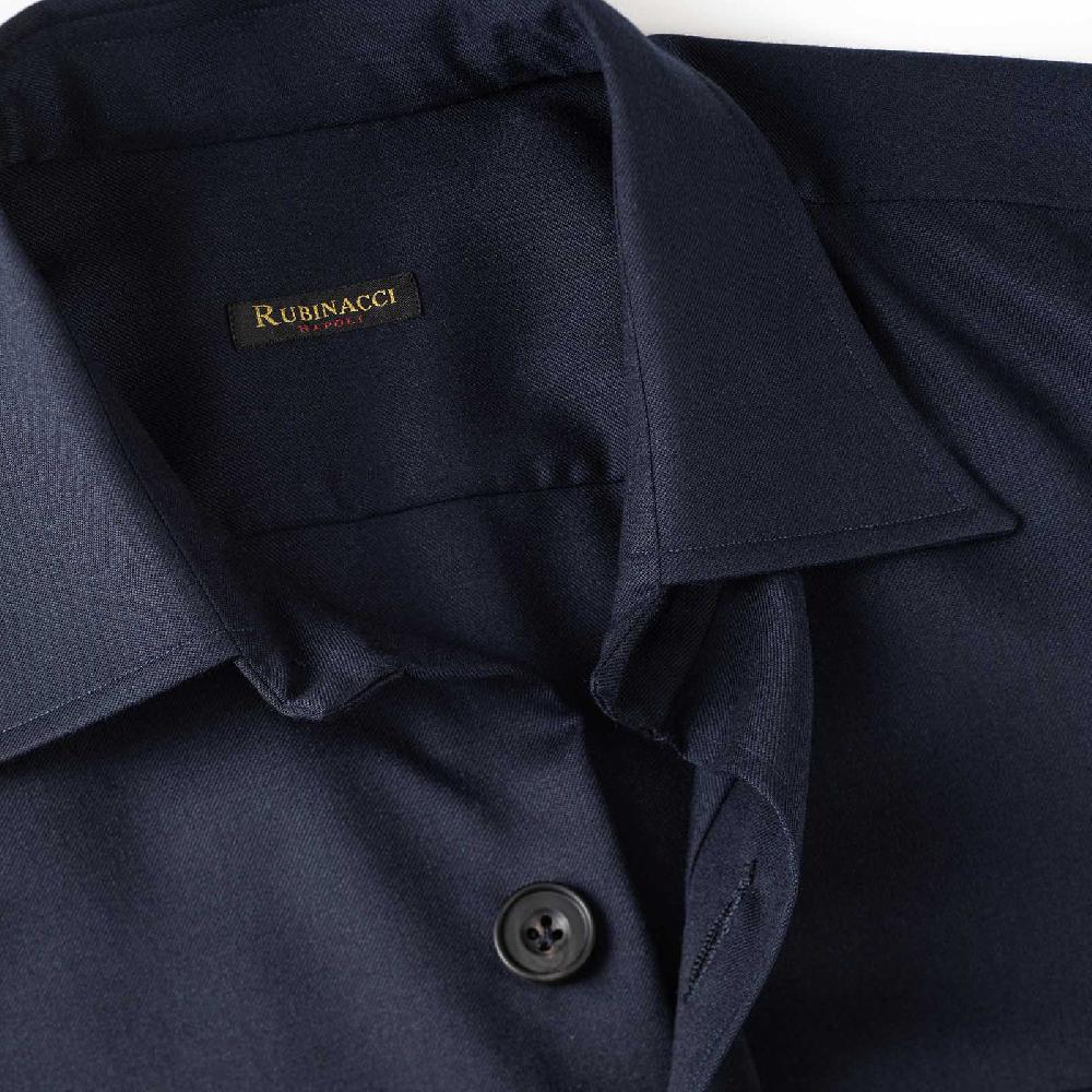 Rubinacci Sahariana in cashmere blu In Saldo