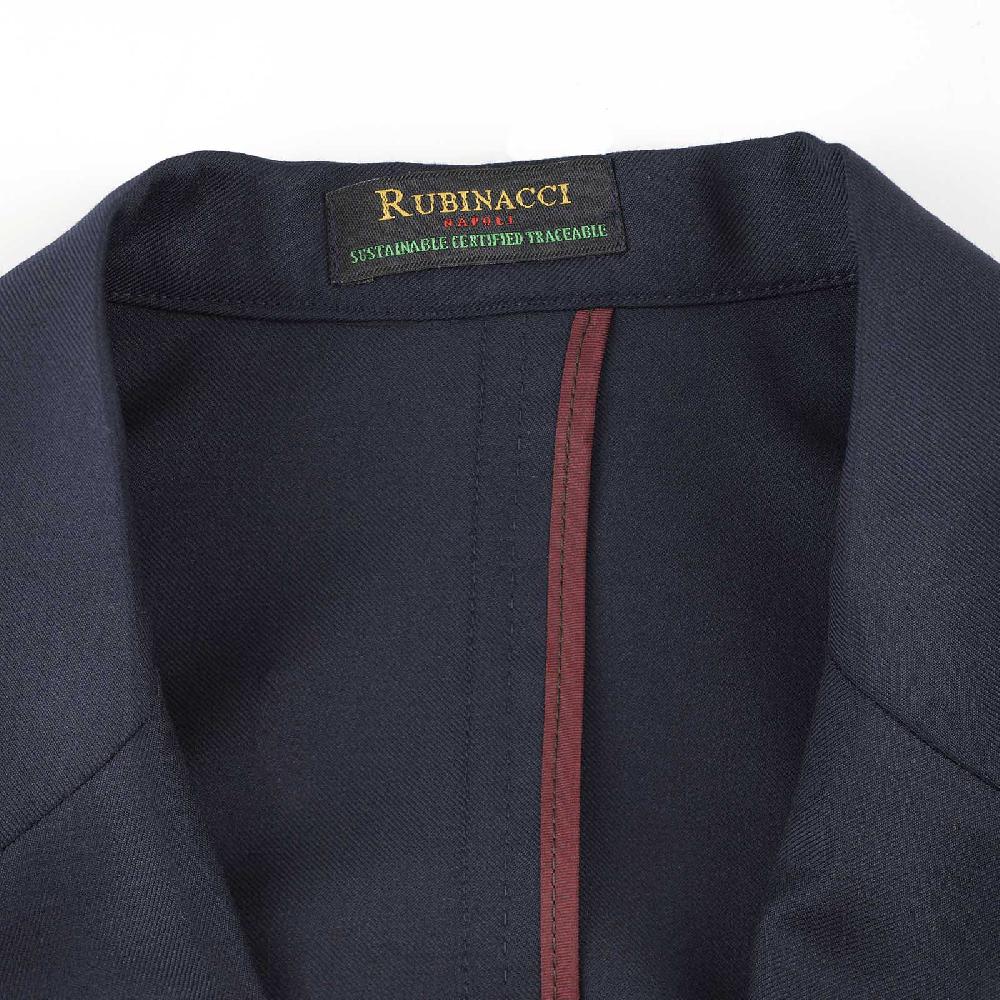 Rubinacci Giacca in Lana “Green Certified” blu Offerta speciale