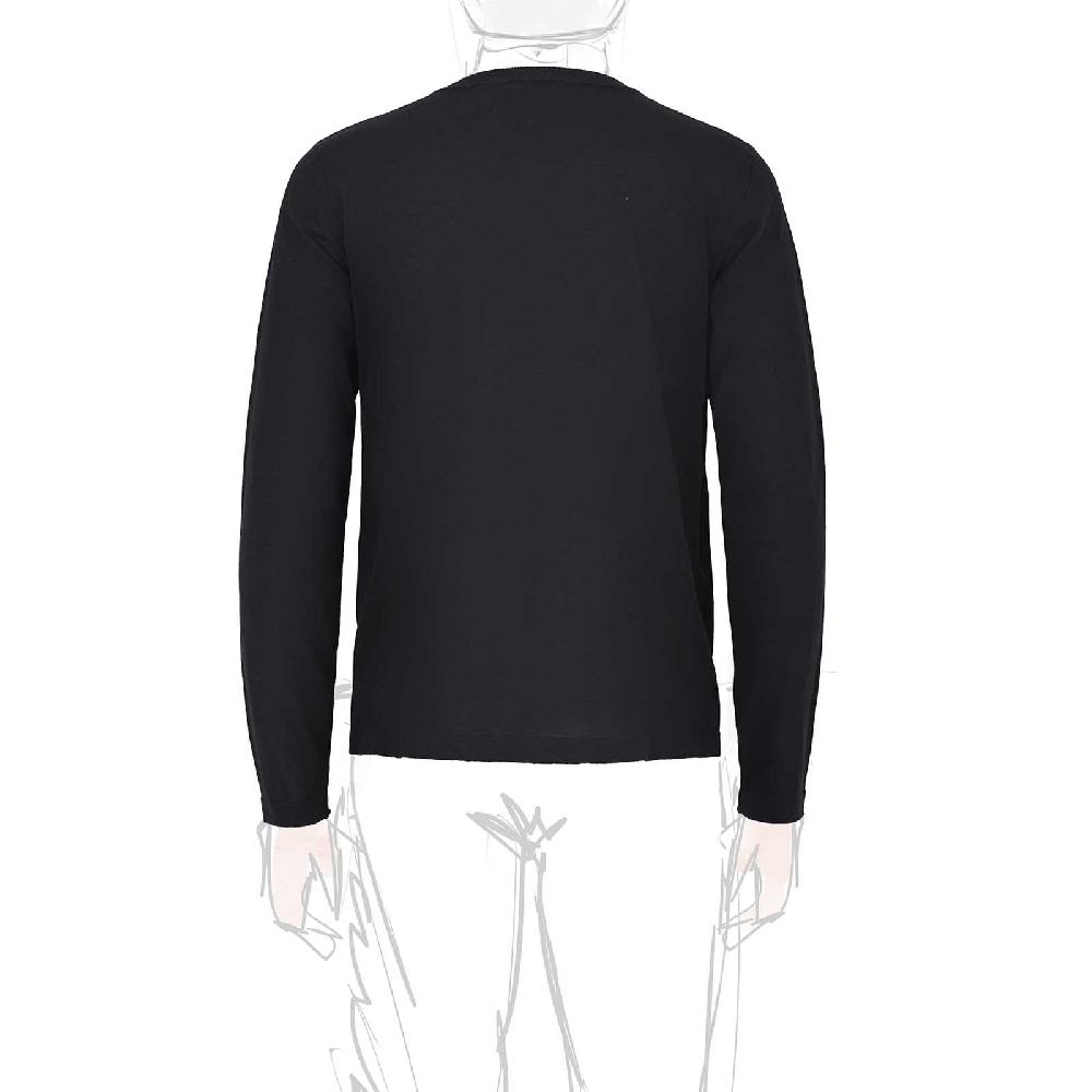 Rubinacci T-Shirt cotone nera Flash Sale
