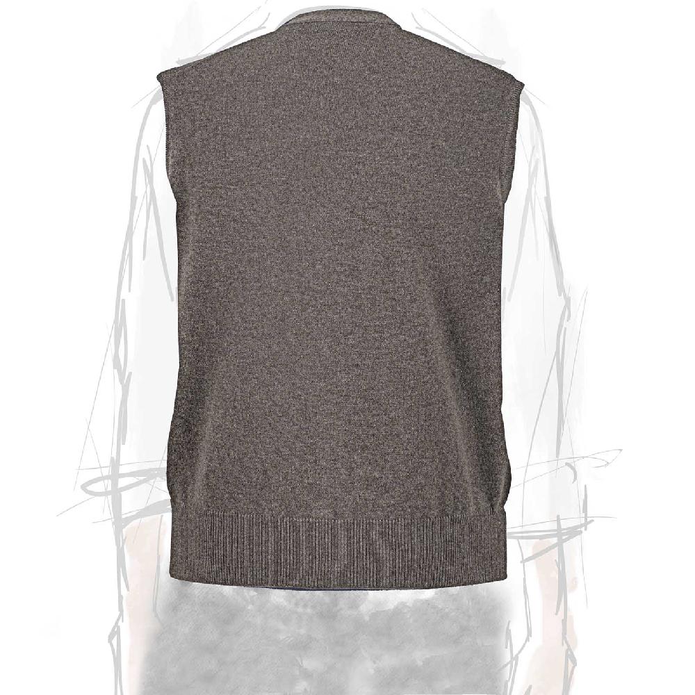 Rubinacci Gilet in cashmere fango Offerta esclusiva