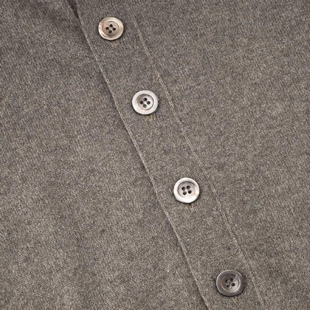Rubinacci Gilet in cashmere fango Offerta esclusiva