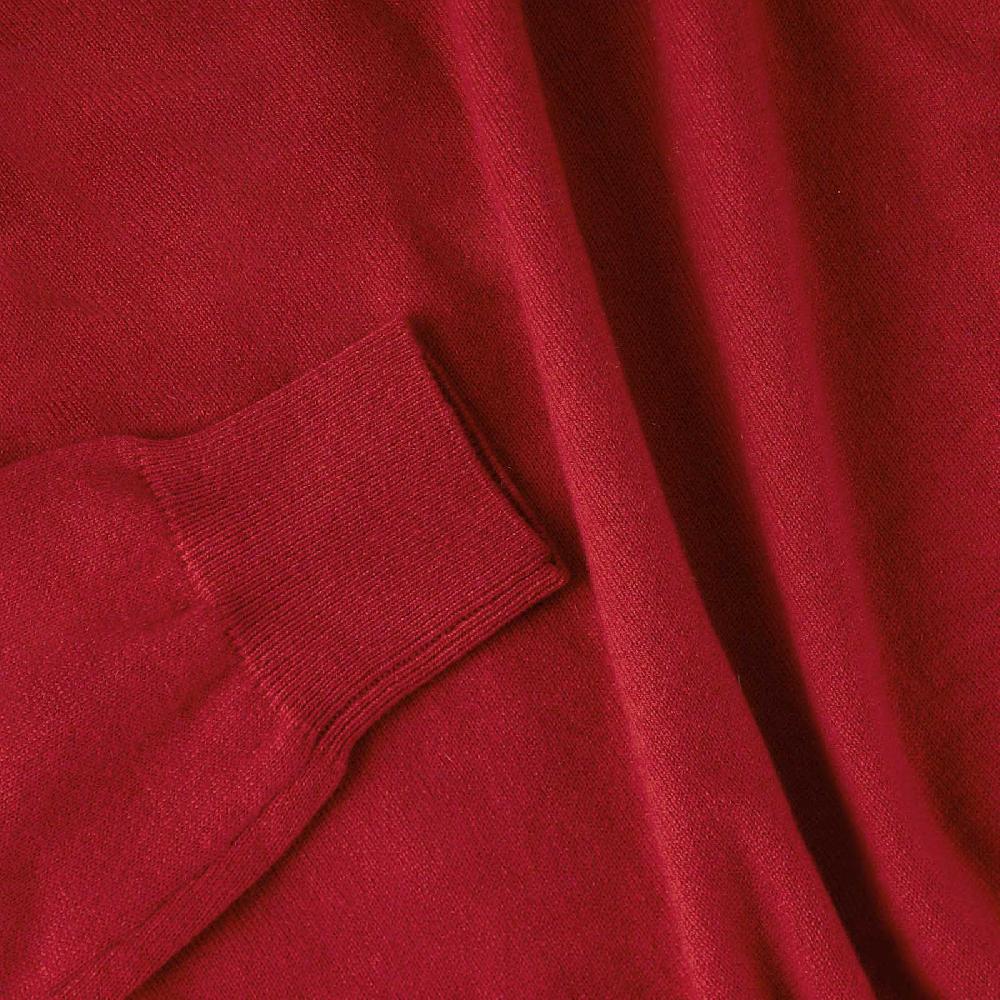 Rubinacci Girocollo in cashmere rosso Vendite stagionali