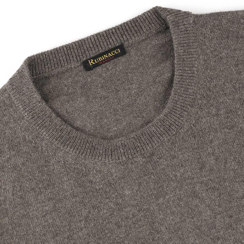Rubinacci Girocollo in cashmere fango Black Friday