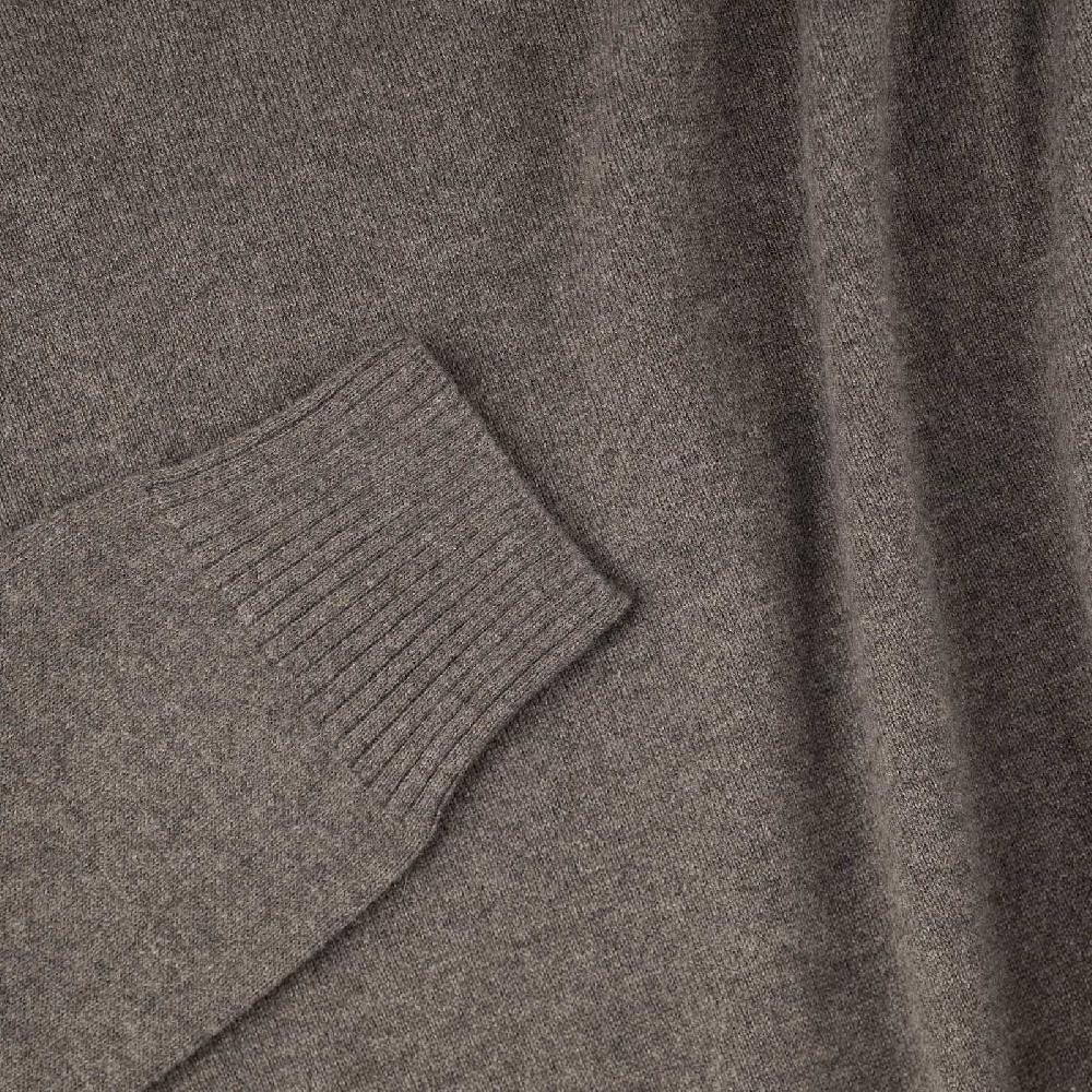 Rubinacci Collo alto in cashmere fango Offerta natalizia