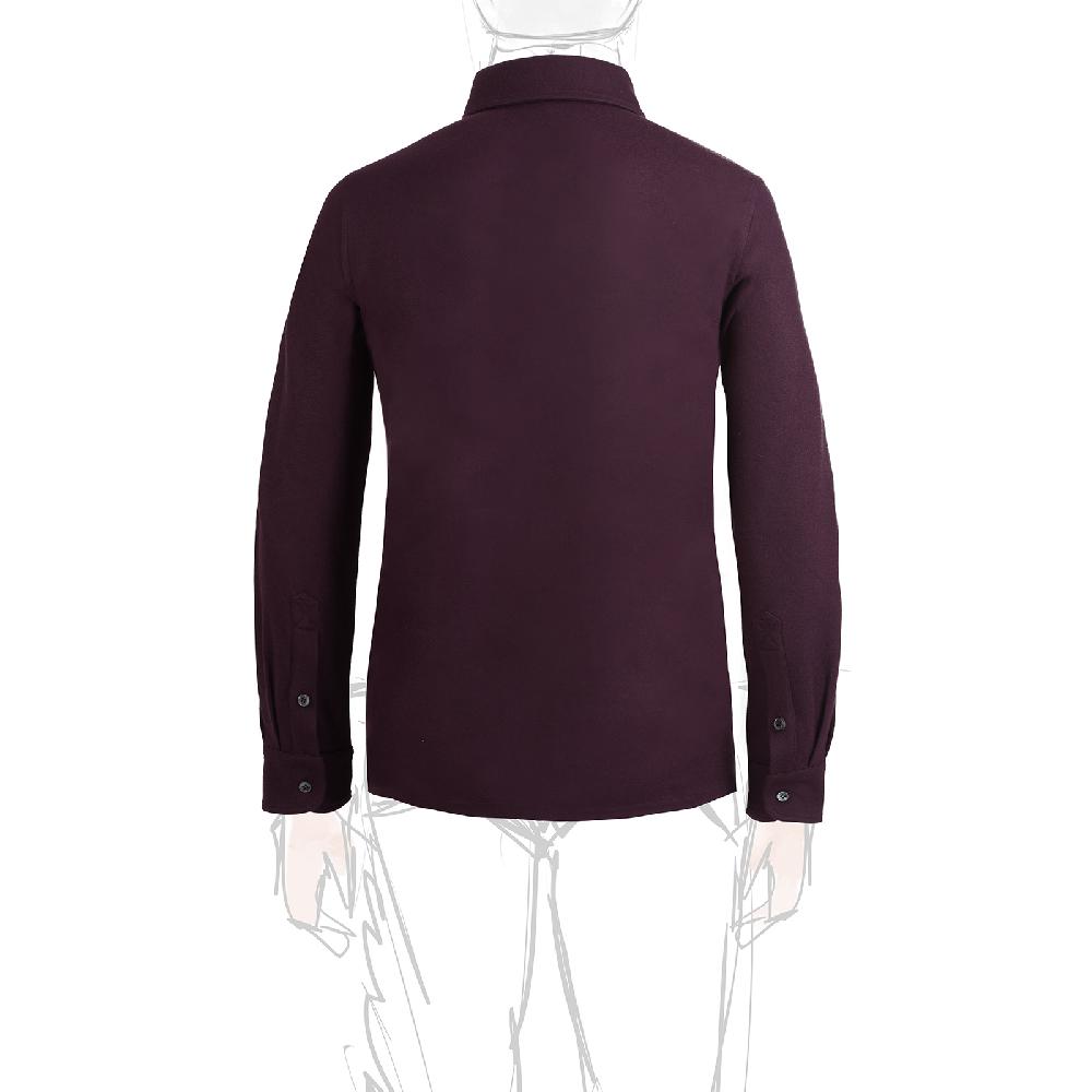 Rubinacci Camicia in cashmere vino Offerta migliore