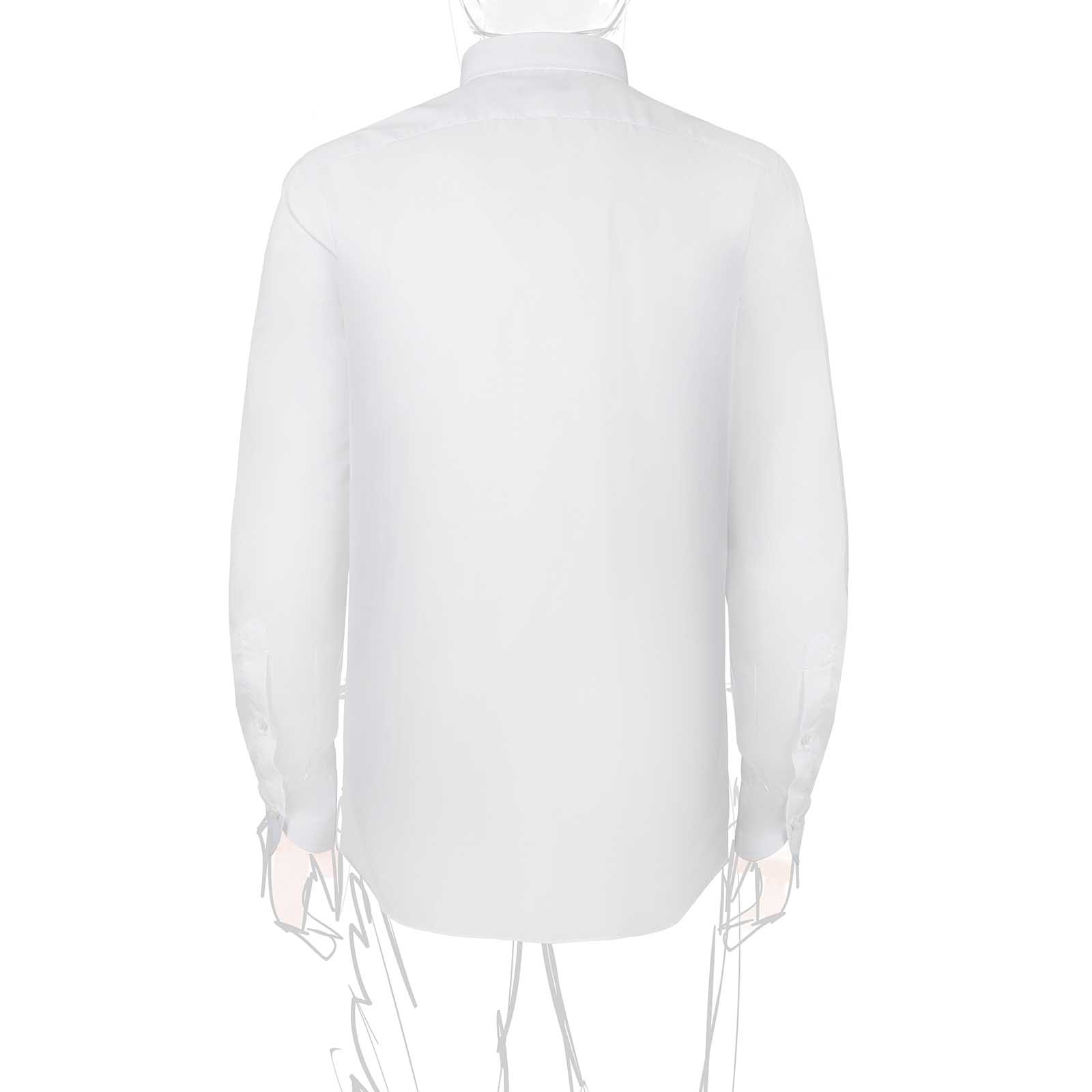 Rubinacci Camicia in cotone bianca Grandi sconti