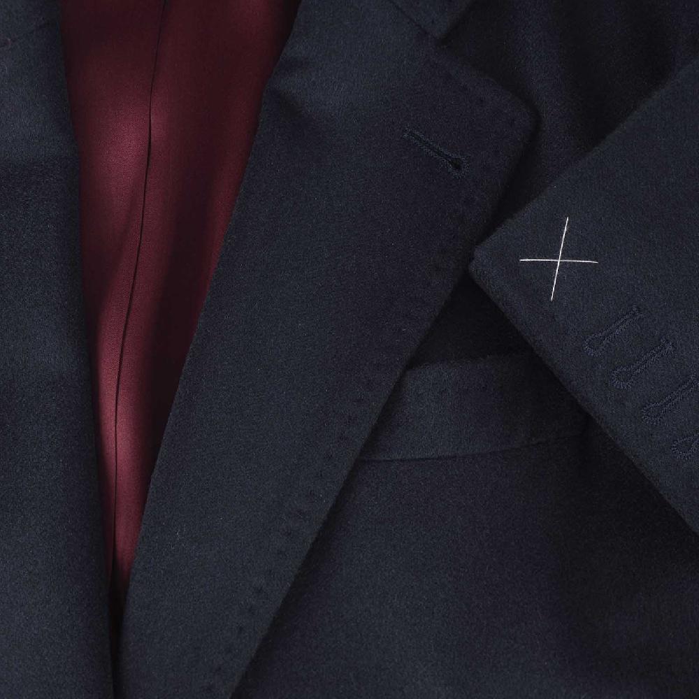 Rubinacci Cappotto in cashmere blu Comprane uno, ottenene uno gratis