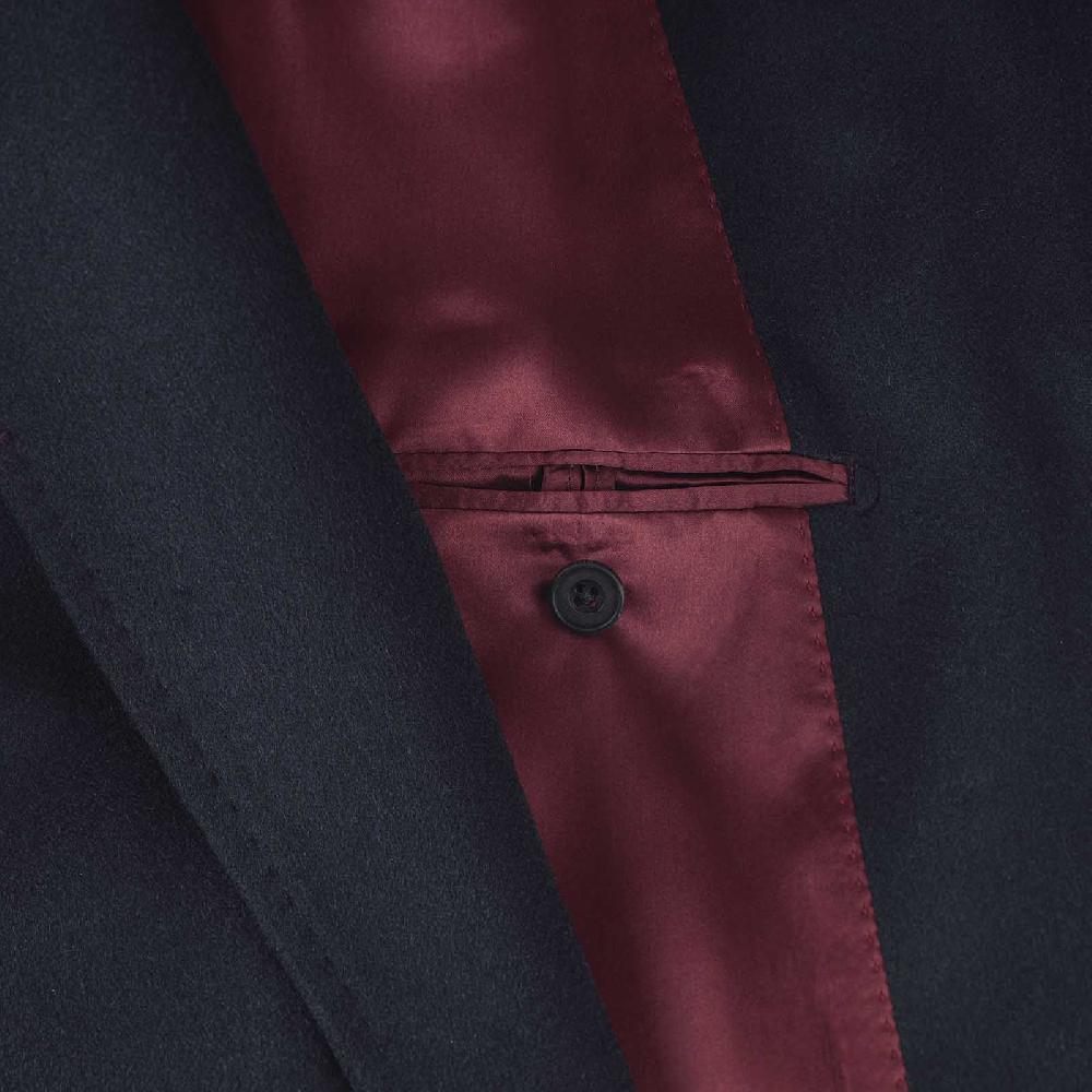 Rubinacci Cappotto in cashmere blu Comprane uno, ottenene uno gratis